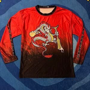 Mekong Dragons Long Sleeve Jersey (Red/Black Gradient)